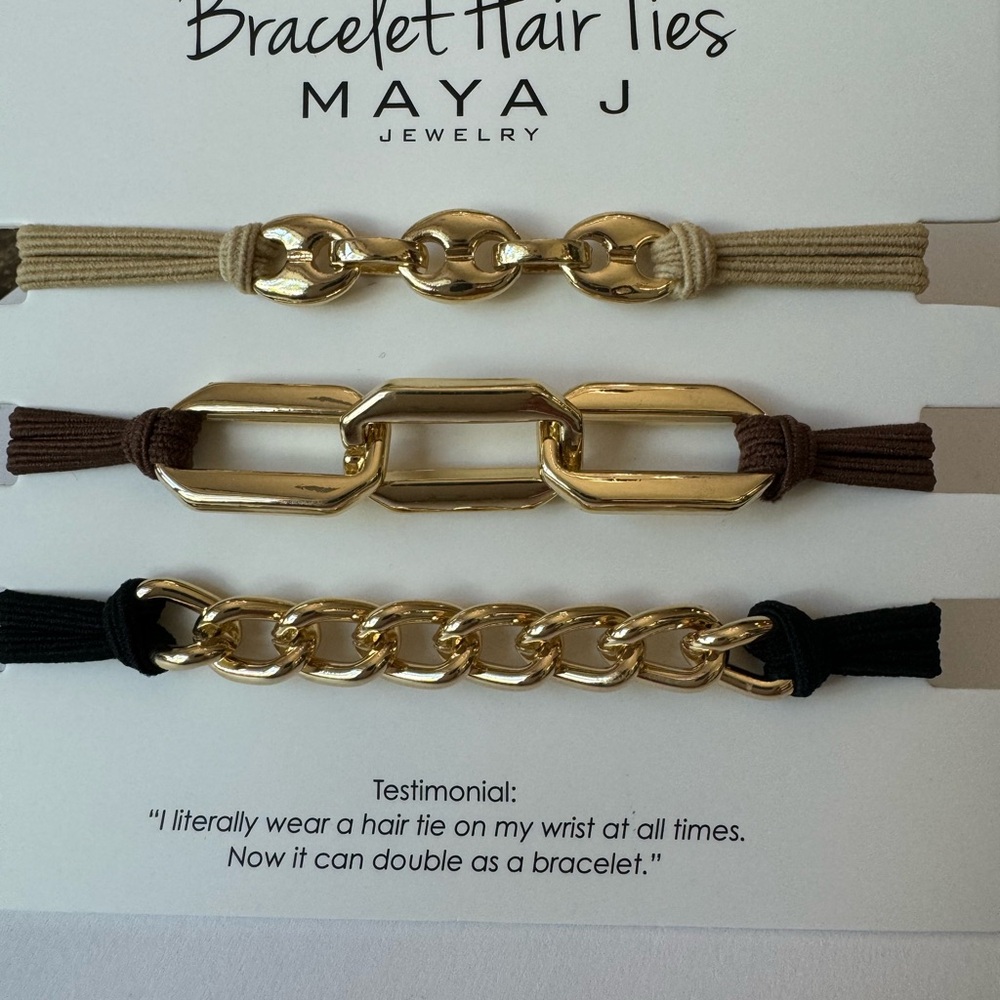 Maya J Bracelet Hair Ties